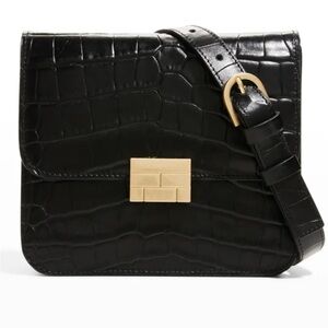 Frame Le Signature Mini Croc Noir